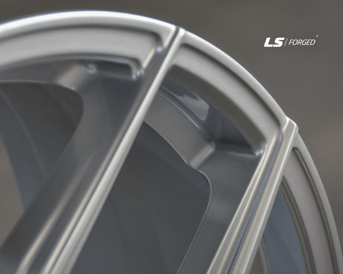 Кованые диски на дисках LS FG27 - фото 5