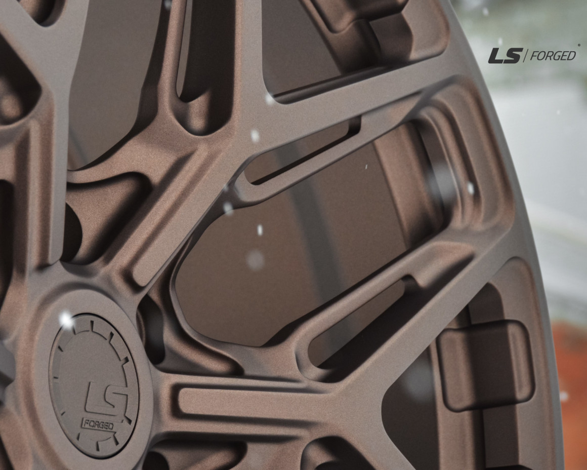 Кованые диски на дисках LS FG53  - фото 2